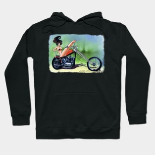 Bikini Motorcycle Girl Hoodie